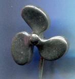 Scheepsschroef zilverkleurig speldje ( U_401 ), Verzenden, Nieuw, Transport, Speldje of Pin