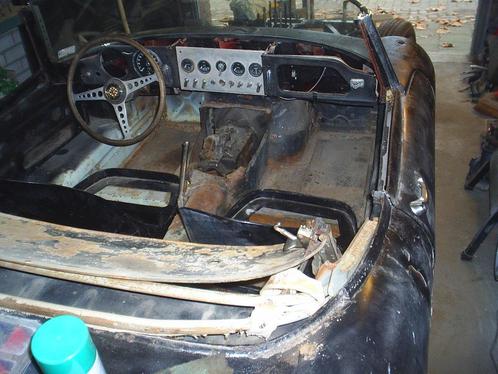 Jaguar e type '63 project. (cabrio)., Auto-onderdelen, Carrosserie en Plaatwerk, Motorkap, Jaguar, Voor, Gebruikt, Ophalen