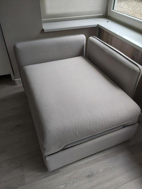 Ikea Vallentuna slaapmodule met 2 armleuningen beige, Huis en Inrichting, Banken | Sofa's en Chaises Longues, Gebruikt, Eenpersoons