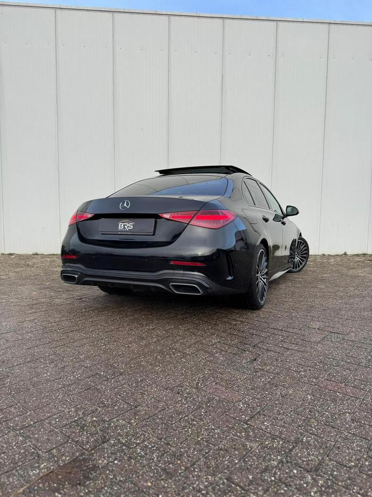Mercedes-Benz C-klasse 200 AMG Line| Pano| Night| GARANTIE, Auto's, Mercedes-Benz, Bedrijf, C-Klasse, ABS, Achteruitrijcamera