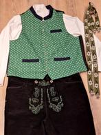 Lederhose lang 58 gilet overhemd oktoberfeest tiroler, Ophalen, Gedragen, Maat 56/58 (XL)
