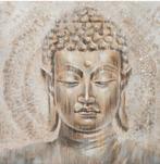 Gezocht: Schilderij Boeddha Bruin Tinten Size:100x100cm, Huis en Inrichting, Woonaccessoires | Wanddecoraties, Gebruikt, Ophalen of Verzenden