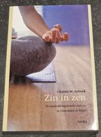C.W. Anbeek - Zin in zen, Boeken, Ophalen of Verzenden, Zo goed als nieuw, C.W. Anbeek