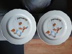 2 porseleinen pannekoek borden, Huis en Inrichting, Keuken | Servies, Ophalen of Verzenden, Zo goed als nieuw, Bord(en), Overige stijlen