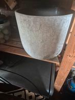 Mooie grote betonlook bloempot, Tuin en Terras, Bloembakken en Plantenbakken, Ophalen, Zo goed als nieuw, Rond, Steen