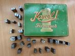 Metalen doosje met drukletters, Ophalen of Verzenden