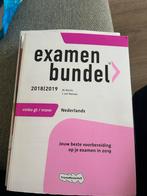 Examenbundel Nederlands VMBO GT/MAVO 2018/2019, Ophalen of Verzenden, Zo goed als nieuw, VMBO, Nederlands