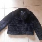 Korte Zwarte fauxfurr jas m&s mode maat 50, Ophalen, Zwart, Maat 46/48 (XL) of groter, Zo goed als nieuw