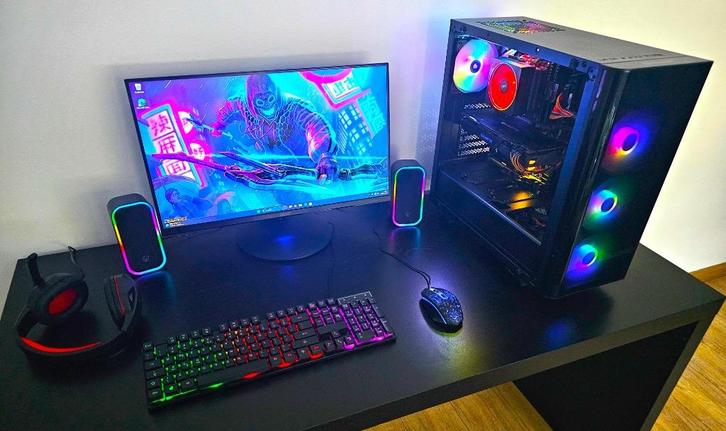 Complete RTX Game PC / Gaming Computer!, Computers en Software, Desktop Pc's, Zo goed als nieuw, 4 Ghz of meer, SSD, 16 GB, Met videokaart