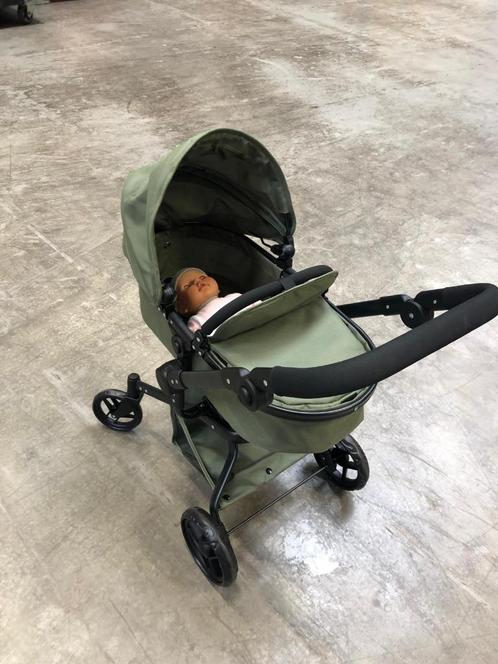 Bandits & Angels poppenwagen Modern Angel 2in1 Retro Green , Kinderen en Baby's, Speelgoed | Poppen, Nieuw, Babypop, Ophalen of Verzenden