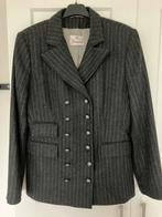 Blazer wol donker grijs krijtstreep maat 40, Jasje, Grijs, Maat 38/40 (M), Ophalen of Verzenden