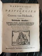 Handvesten Graven van Hollandt 1663, Antiek en Kunst, Antiek | Boeken en Bijbels, Ophalen of Verzenden