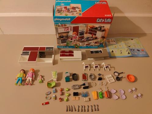 PLAYMOBIL City Life Leefkeuken - 9269, Kinderen en Baby's, Speelgoed | Playmobil, Gebruikt, Complete set, Ophalen of Verzenden