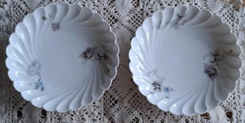2 Antieke boterschaaltjes H & Co, Haviland, Antiek en Kunst, Antiek | Servies los, Ophalen of Verzenden