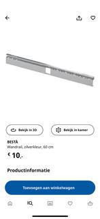 IKEA Besta wandrail 60 cm grijs, Nieuw, Ophalen of Verzenden