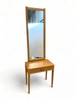 Vintage gangkastje met spiegel uit Zweden, Huis en Inrichting, Kasten | Schoenenkasten, Gebruikt, Vintage | mid-century | Scandinavisch | Zweeds