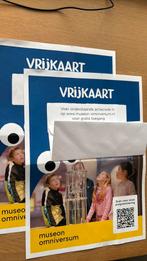2 Tickets voor Museon Omniversum in Den Haag, Tickets en Kaartjes, Twee personen, Ticket of Toegangskaart
