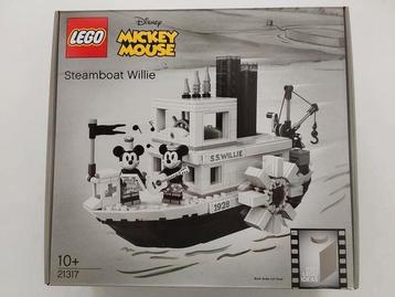 Lego Disney 21317 Mickey Mouse Steamboat⛴️ Willie 🆕 in seal beschikbaar voor biedingen