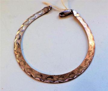 Prachtige vintage Italiaanse design armband met dolfijnen, M beschikbaar voor biedingen