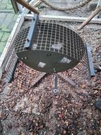 Loopwiel en hangende voerbakken, Ophalen