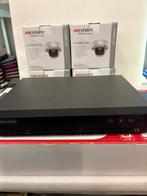 Hikvision DVR plus 4 x camera 4 mp, Audio, Tv en Foto, Videobewaking, Ophalen of Verzenden, Nieuw