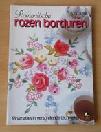 Romantische Rozen Borduren - Ondori - 1981, Handborduren, Patroon, Gebruikt, Ophalen of Verzenden