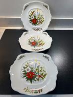 Kerstborden Bone China England., Huis en Inrichting, Keuken | Servies, Ophalen of Verzenden