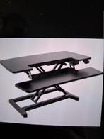 UPdesk Cross Elektrisch zit sta bureauverhoger.zwart, Huis en Inrichting, Bureaus, Ophalen, Elektrisch, Nieuw