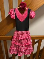 Carnaval - Spaanse jurk incl haarclip - maat 140 ZGAN, Ophalen, Zo goed als nieuw, Meisje