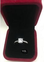 Swarovski Zilvere Diamond Casule ring  !! KOOPJE !! NIEUW !!, Ophalen, Nieuw, 17 tot 18, Dame