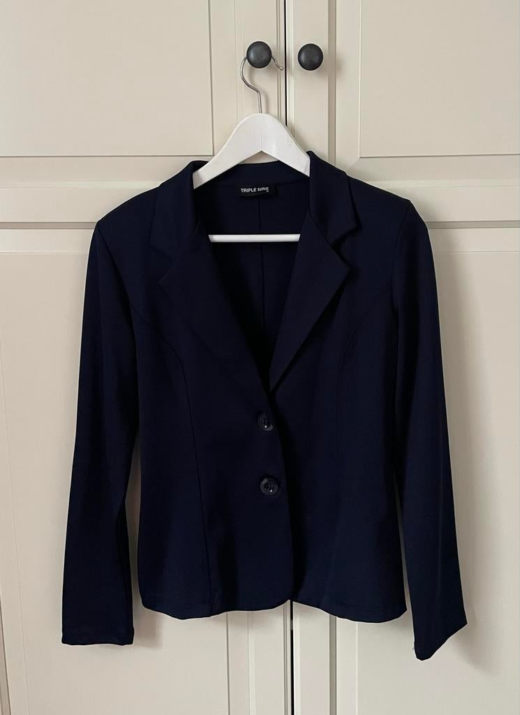 Triple Nine Donkerblauw jasje, Maat 38/40 (M), Blauw, Ophalen of Verzenden, Zo goed als nieuw