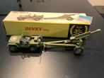 Dinky toy jeep met 125 mm houwitser en shells, Hobby en Vrije tijd, Modelbouw | Auto's en Voertuigen, Overige merken, Gebruikt