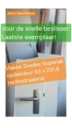 🚦Svedex Superlak Opdekdeur Rechts - Compleet!, Ophalen, 80 tot 100 cm, 215 cm of meer, Binnendeur