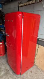 Rode smeg koelkast., Witgoed en Apparatuur, Koelkasten en IJskasten, Ophalen, 200 liter of meer, 160 cm of meer, Zo goed als nieuw