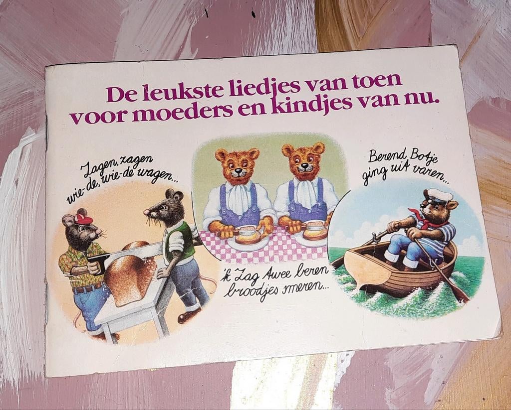 Nutricia boekje "De leukste liedjes van toen..", Ophalen of Verzenden