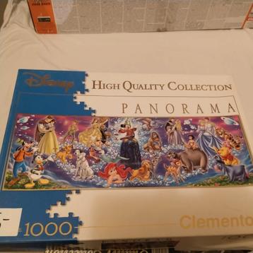 Complete Disney Panorama Puzzel. 1000stukjes beschikbaar voor biedingen