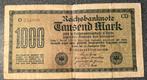 1000 mark 1922, Postzegels en Munten, Verzenden, Duitsland
