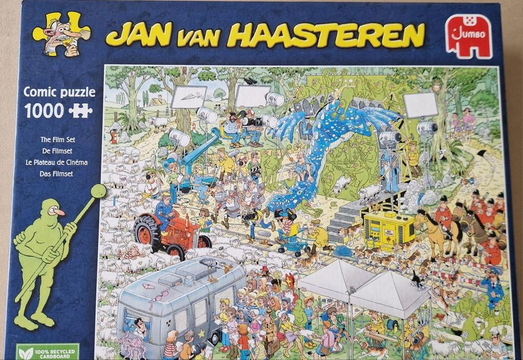 Jan van Haasteren - De Filmset - 1000 stukjes, Ophalen of Verzenden