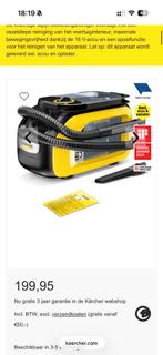 Karcher SE3 - 18 Accu Tapijtreiniger - Incl Accu, Ophalen of Verzenden, Zo goed als nieuw, Accu