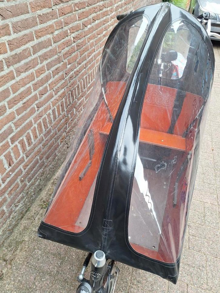 Bakfiets regenhuif / regentent / huif / tent Cargo bike, Fietsen en Brommers, Fietsen | Bakfietsen, 4 kinderen of meer, Huif, Ophalen