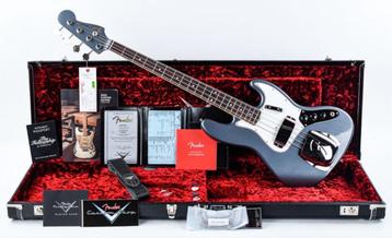 Fender Custom Shop 64 Jazz Bass Charcoal Frost Metallic beschikbaar voor biedingen