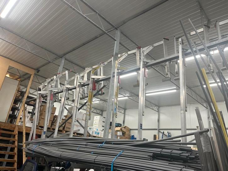 RSS Randbeveiliging - 10 Staanders, 6 Hekken, Doe-het-zelf en Verbouw, Steigers, Minder dan 2 meter, Ophalen