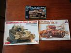 3x bouwdoos militair 1/35 en 1/72, Overige merken, Tank, Groter dan 1:32, Ophalen of Verzenden