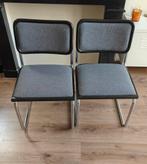 2x Marcel Breuer stijl stoelen Made in Italy, Huis en Inrichting, Stoelen, Ophalen, Gebruikt, Twee