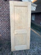Oude paneel deur geloogd, Doe-het-zelf en Verbouw, Deuren en Horren, Ophalen, Gebruikt, 80 tot 100 cm, Binnendeur