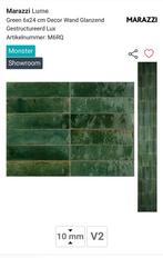 Porcellanato gres tegeltjes groen formaat 6x24 cm, Ophalen, Nieuw, Minder dan 20 cm, Minder dan 5 m²
