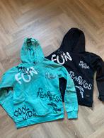 2 mooie nette truien/sweaters met capuchon 152/158, Ophalen of Verzenden, Zo goed als nieuw, Jongen, Trui of Vest