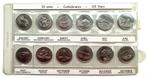 Canada 25 cents -12 coins 125 Years Confederation 1992 - UNC, Ophalen, Noord-Amerika, Setje