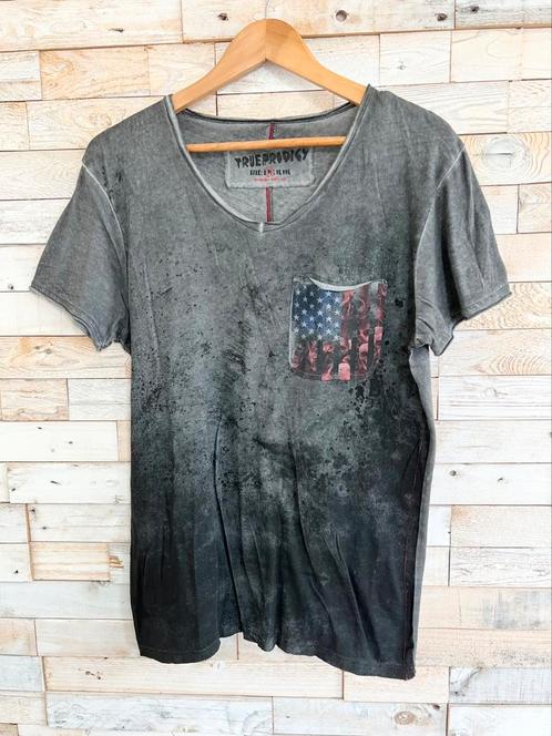 Trueprodigy t-shirt heren donkergrijs, maat M - NP 49,95, Kleding | Heren, T-shirts, Nieuw, Maat 48/50 (M), Grijs, Ophalen of Verzenden