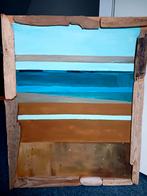Abstract Strandlandschap met Drijfhout, Antiek en Kunst, Ophalen